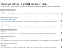 Tablet Screenshot of powerandpolitics.blogspot.com