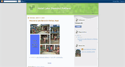 Desktop Screenshot of hotellakediamondpokhara.blogspot.com