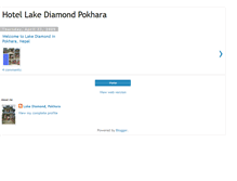 Tablet Screenshot of hotellakediamondpokhara.blogspot.com