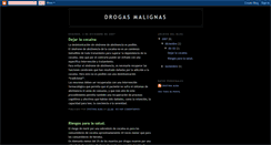 Desktop Screenshot of drogasmalignas.blogspot.com