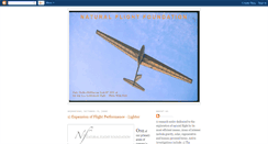 Desktop Screenshot of naturalflight.blogspot.com