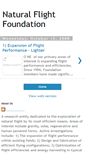 Mobile Screenshot of naturalflight.blogspot.com