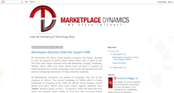 Desktop Screenshot of marketplacedynamics.blogspot.com