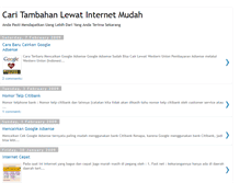 Tablet Screenshot of cari-tambahan.blogspot.com