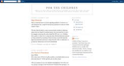 Desktop Screenshot of malaysians-forthechildren.blogspot.com