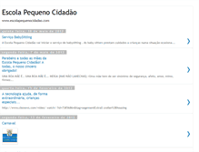 Tablet Screenshot of escolapequenocidadao.blogspot.com