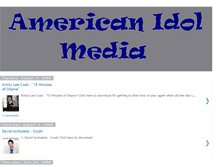 Tablet Screenshot of american-idol-media-brandon.blogspot.com