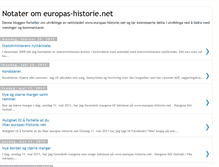 Tablet Screenshot of europas-historie-net.blogspot.com