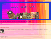 Tablet Screenshot of jansfunnyfarm.blogspot.com