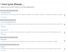 Tablet Screenshot of lauren-lymedisease.blogspot.com