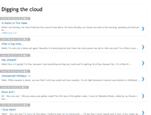 Tablet Screenshot of diggingthecloud.blogspot.com