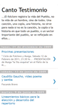 Mobile Screenshot of elcantotestimonio.blogspot.com