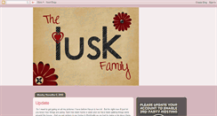 Desktop Screenshot of amiandsamlusk.blogspot.com