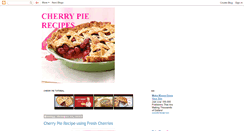 Desktop Screenshot of cherrypierecipes.blogspot.com