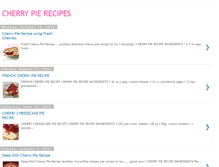 Tablet Screenshot of cherrypierecipes.blogspot.com