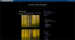 Desktop Screenshot of little-eye-studio.blogspot.com