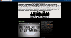 Desktop Screenshot of desaparecidolandia.blogspot.com