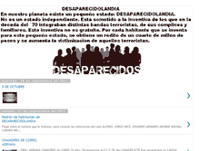 Tablet Screenshot of desaparecidolandia.blogspot.com