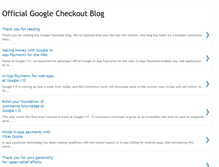 Tablet Screenshot of googlecheckout.blogspot.com