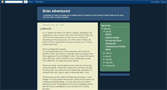 Desktop Screenshot of briancaseyadventures.blogspot.com