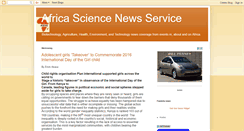 Desktop Screenshot of africanscience.blogspot.com