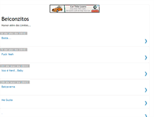 Tablet Screenshot of beiconzitos.blogspot.com