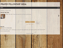 Tablet Screenshot of prayerfellowshipindia.blogspot.com
