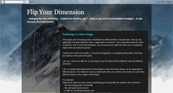 Desktop Screenshot of flipyourdimension.blogspot.com