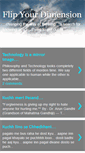 Mobile Screenshot of flipyourdimension.blogspot.com