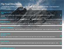 Tablet Screenshot of flipyourdimension.blogspot.com