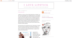 Desktop Screenshot of i-like-lipstick.blogspot.com