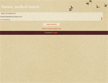 Tablet Screenshot of naturamediculnostru.blogspot.com