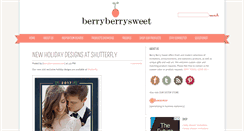 Desktop Screenshot of berryberrysweetdesign.blogspot.com