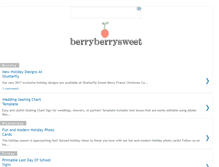 Tablet Screenshot of berryberrysweetdesign.blogspot.com