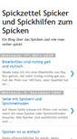 Mobile Screenshot of einfach-spicken.blogspot.com