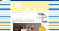 Desktop Screenshot of joyfulrunnergirl.blogspot.com