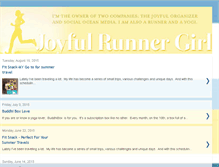 Tablet Screenshot of joyfulrunnergirl.blogspot.com