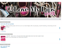 Tablet Screenshot of 2lovemylips.blogspot.com