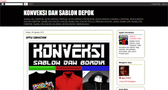 Desktop Screenshot of konveksidepok-sablondepok.blogspot.com