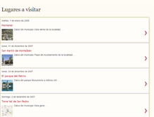 Tablet Screenshot of lugaresavisitar.blogspot.com