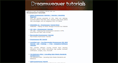 Desktop Screenshot of free-dreamweaver-tutorials.blogspot.com