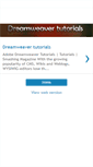 Mobile Screenshot of free-dreamweaver-tutorials.blogspot.com