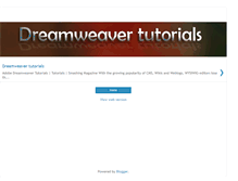 Tablet Screenshot of free-dreamweaver-tutorials.blogspot.com