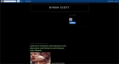 Desktop Screenshot of byron-scott.blogspot.com