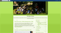 Desktop Screenshot of ecologiaurbana.blogspot.com