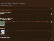 Tablet Screenshot of crazywesttexasfarmgirl.blogspot.com