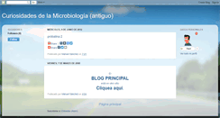 Desktop Screenshot of curiosidades-microbiologia.blogspot.com
