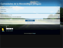 Tablet Screenshot of curiosidades-microbiologia.blogspot.com