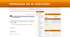 Desktop Screenshot of chimentosdelatelevision.blogspot.com