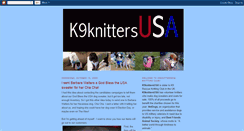 Desktop Screenshot of k9knittersusa.blogspot.com